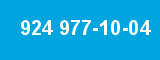 924 977-10-04 924 977-10-04
